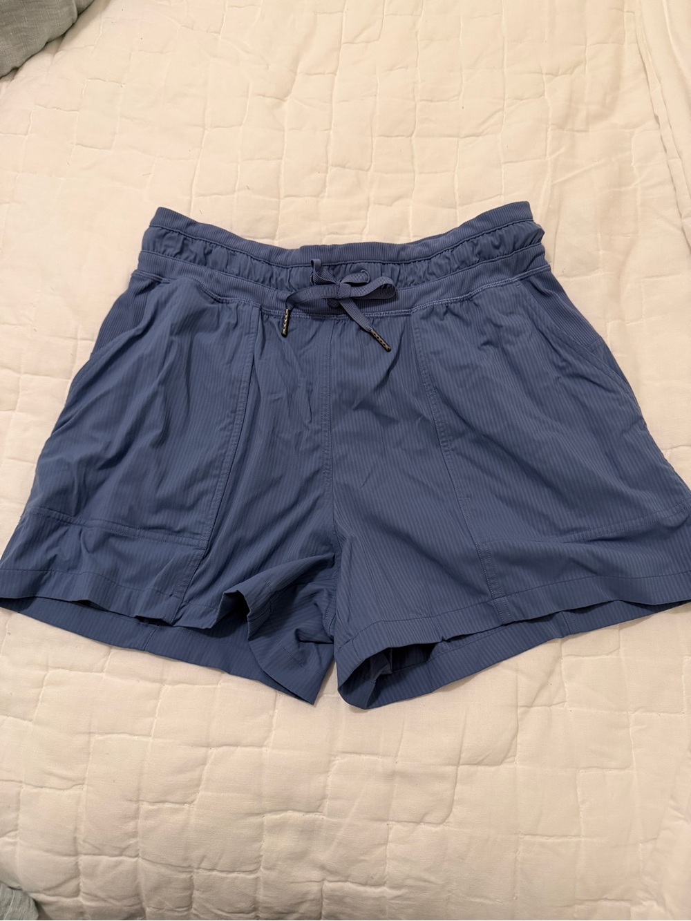 lululemon athletica Slate Blue Athletic Drawstring Shorts